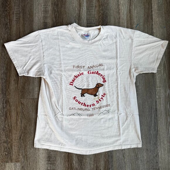 Other - Vintage 1999 Dachshund Gathering T-Shirt - Tennessee Single Stitch Large